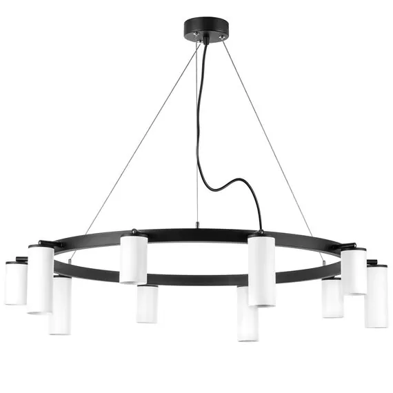 Lightstar LR020365865 Люстра RULLO 10х50W GU10 ЧЕРНЫЙ/БЕЛЫЙ (571020+214436-5+214486-5)