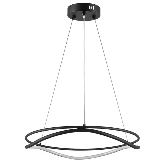 Lightstar 736517 Люстра ROTONDA 45W LED 2494LM 120G ЧЕРНЫЙ 3000-6000K