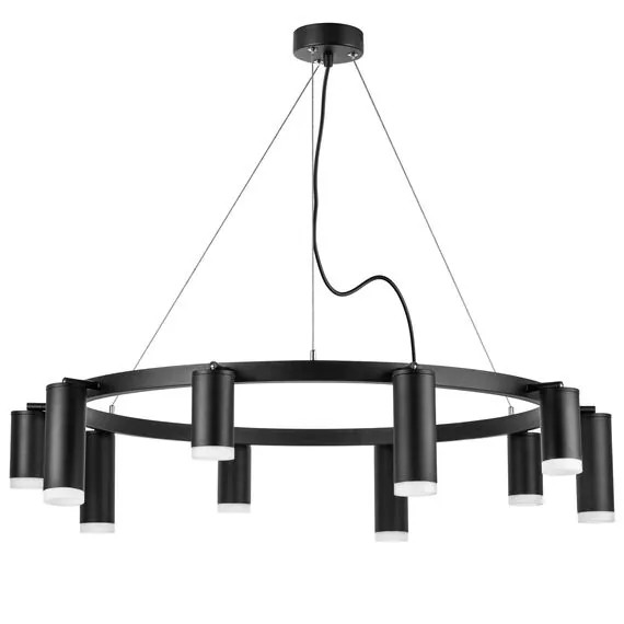 Lightstar LR0203758750 Люстра RULLO 10х50W GU10 ЧЕРНЫЙ (571020+214437-5+214487-5+202430-10)