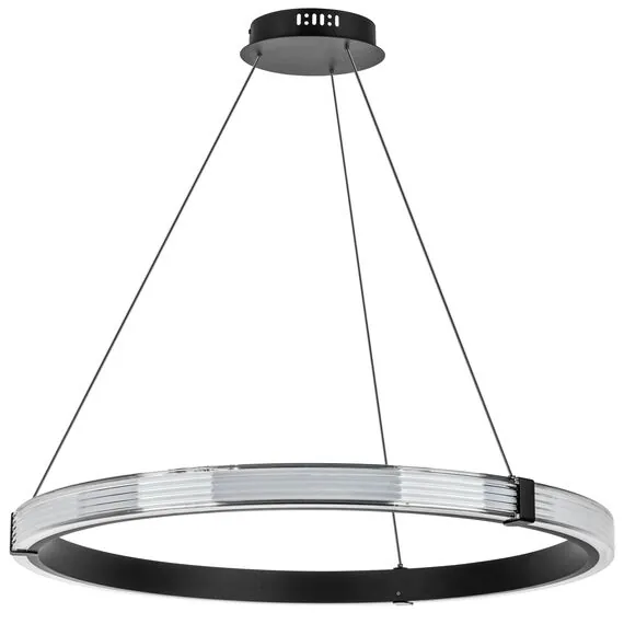 Lightstar 736287 Люстра ROTONDA 42W LED 2106LM 360G ЧЕРНЫЙ 3000K
