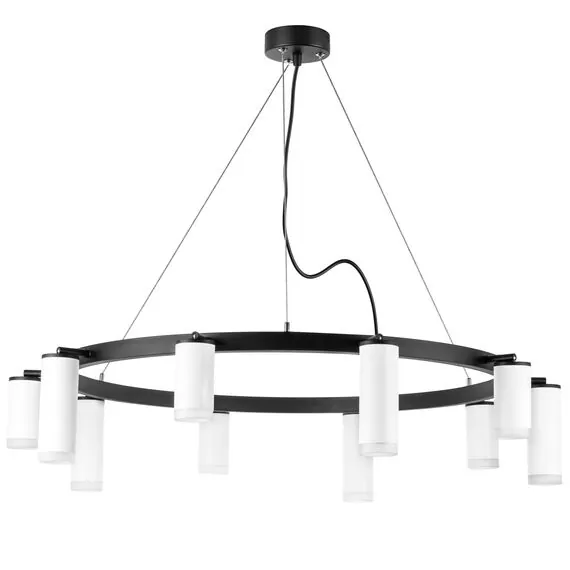 Lightstar LR0203658650 Люстра RULLO 10х50W GU10 ЧЕРНЫЙ/БЕЛЫЙ (571020+214436-5+214486-5+202430-10)