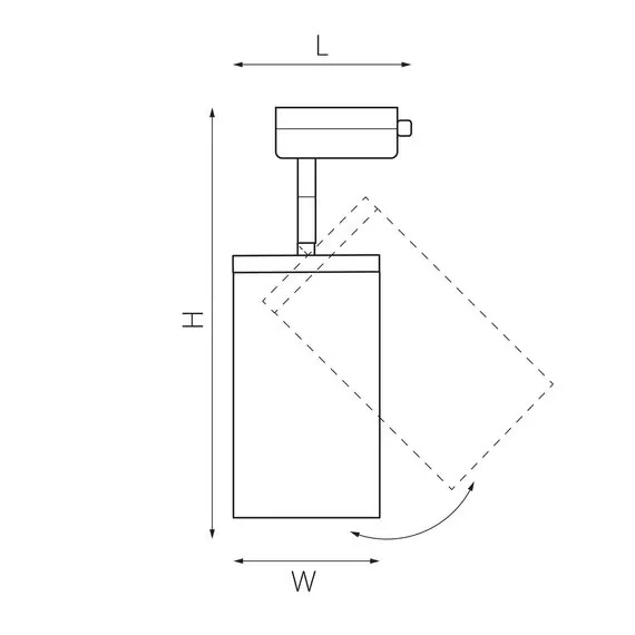 Lightstar A1T216587 Светильник RULLO HP16 ЧЕРНЫЙ (592287+216587), изображение 2