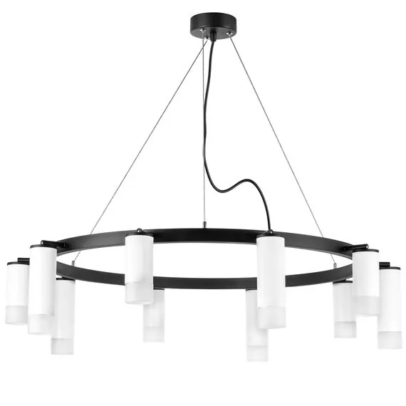 Lightstar LR0203658651 Люстра RULLO 10х50W GU10 ЧЕРНЫЙ/БЕЛЫЙ (571020+214436-5+214486-5+202431-10)