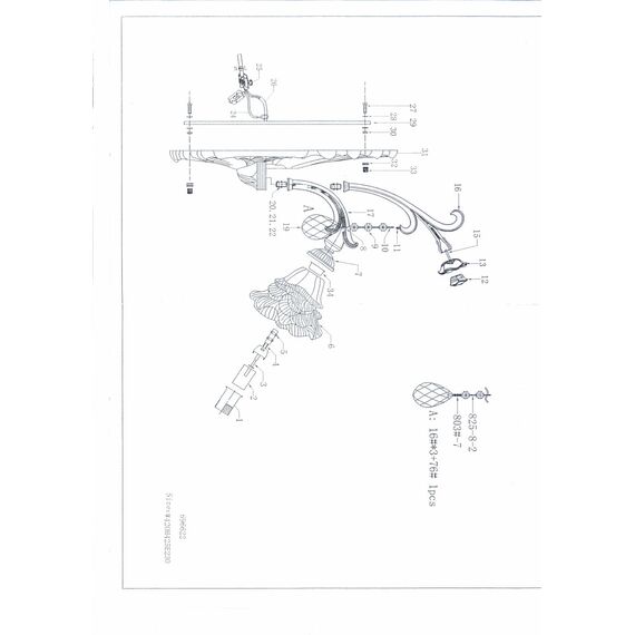 Lightstar 696622 Бра ROSATA 2х60W E14 ЗОЛОТО, изображение 4
