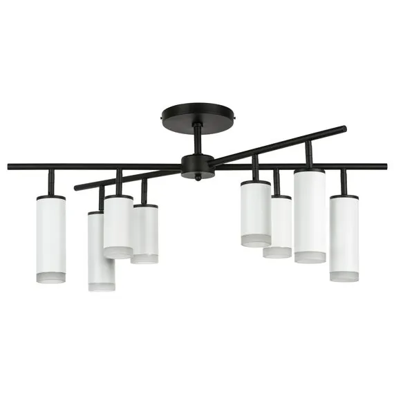 Lightstar LR7283648640 Люстра RULLO 8х50W GU10 ЧЕРНЫЙ/БЕЛЫЙ (571728+214436-4+214486-4+202430-8)