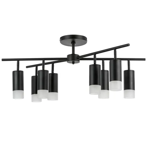Lightstar LR7283781 Люстра RULLO 8х50W GU10 ЧЕРНЫЙ (571728+214437-8+202431-8)