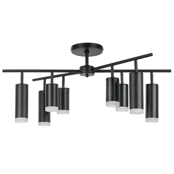 Lightstar LR7283748740 Люстра RULLO 8х50W GU10 ЧЕРНЫЙ (571728+214437-4+214487-4+202430-8)
