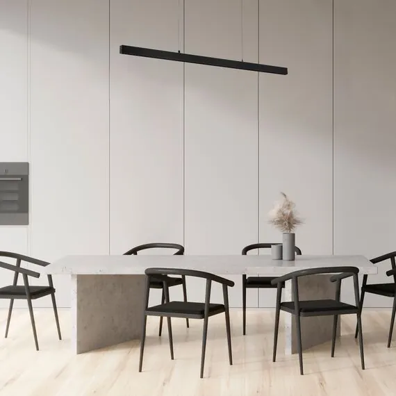 Lightstar 748357 Люстра SATURNO LED 36W 2800LM 25G ЧЕРНЫЙ 3000-6000K, изображение 2