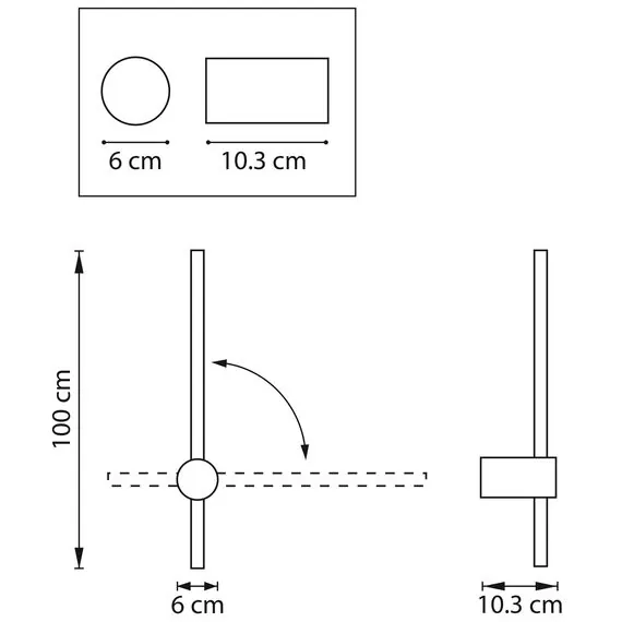 Lightstar 748633 Бра TUBO LED 24W 2000LM 80G ЗОЛОТО 3000K, изображение 2