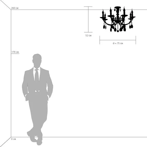 Lightstar 694082 Люстра подв STREGARO 8х60W E14 ЗОЛОТО, изображение 3