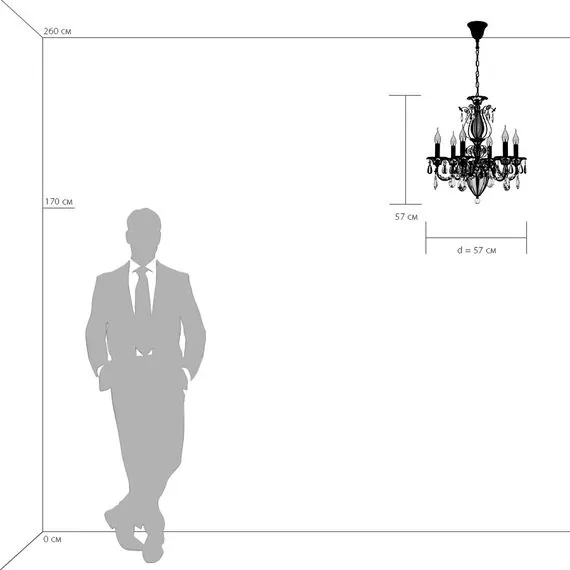 Lightstar 790061 Люстра SCHON 6x60W E14 Bronze, изображение 4