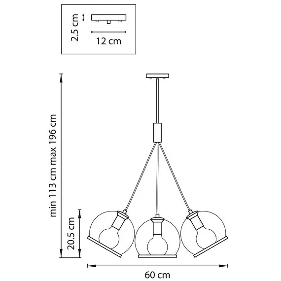 Lightstar 729071 Люстра SFERICO 7х40W E27 ЛАТУНЬ/ПРОЗРАЧНЫЙ, изображение 2