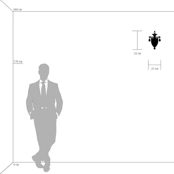 Lightstar 790612 Бра SCHON 1x60W E14 Gold, изображение 4