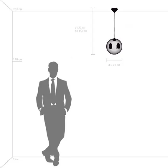 Lightstar 801018 Люстра SFERETTA LED 1х3W 120LM КОФЕЙНЫЙ/ДЫМЧАТЫЙ 3000K, изображение 4