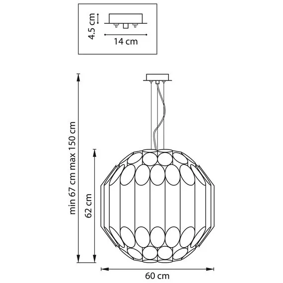 Lightstar 720807 Люстра SIENA 80х40W G9 ЧЕРНЫЙ/ЗОЛОТО, изображение 2