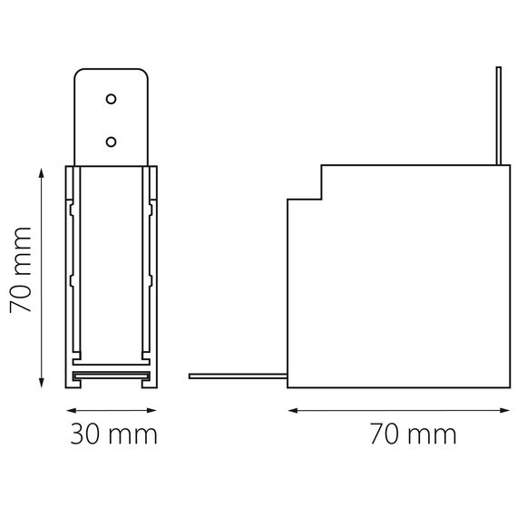 Lightstar 505137 Соединитель трековый однофазный на стену TETA L-образный ЧЕРНЫЙ для PRO, изображение 2