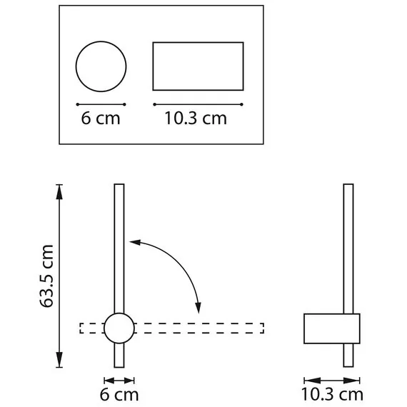 Lightstar 748547 Бра TUBO LED 15W 1300LM 80G ЧЕРНЫЙ 4000K, изображение 2