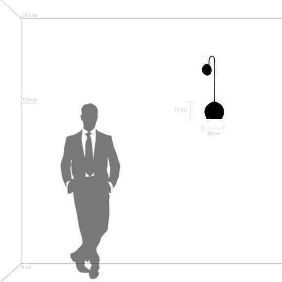Lightstar 729611 Бра SFERICO 1х40W E27 ЛАТУНЬ/ПРОЗРАЧНЫЙ, изображение 3