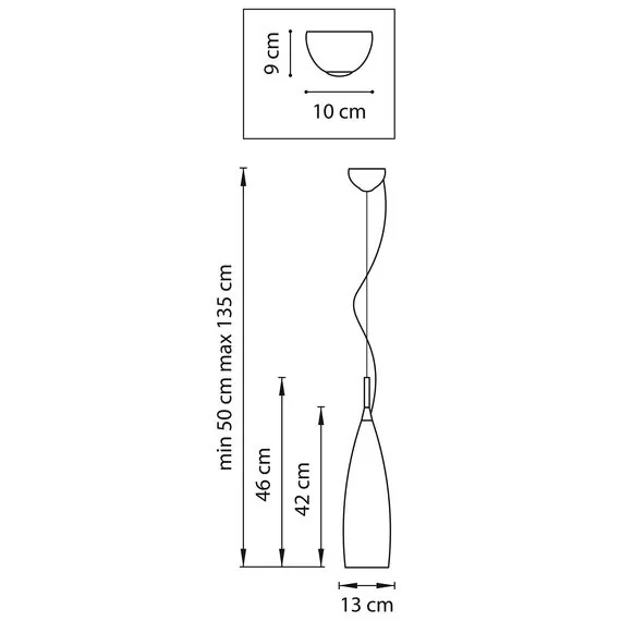 Lightstar 804010 Подвес VOLARE 1х40W E27 ХРОМ/ БЕЛЫЙ, изображение 2