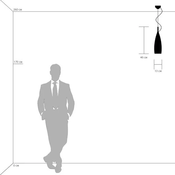 Lightstar 804010 Подвес VOLARE 1х40W E27 ХРОМ/ БЕЛЫЙ, изображение 3