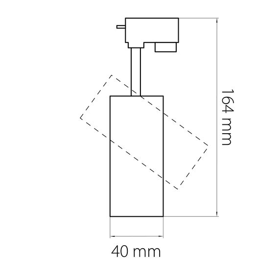 Lightstar 227237 Светильник для 1-фазного трека VOLTA LED 7W 550LM 24G ЧЕРНЫЙ 3000K IP20, изображение 3