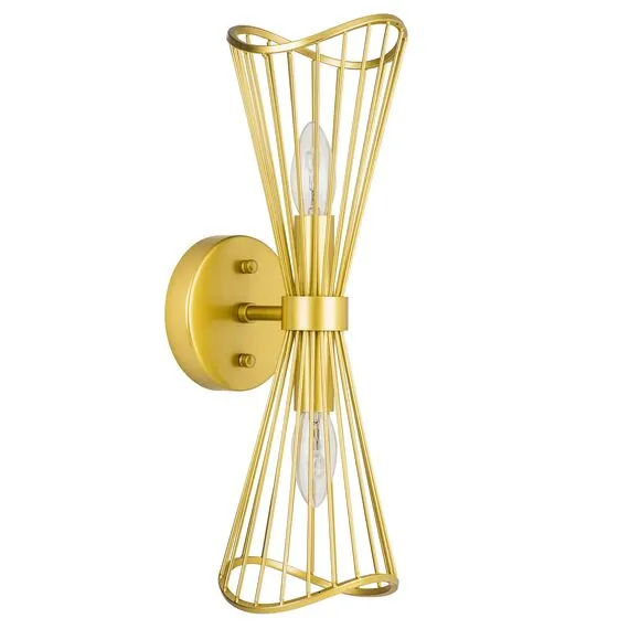 Lightstar 728623 Бра ZETA 2х40W E14 ЗОЛОТО