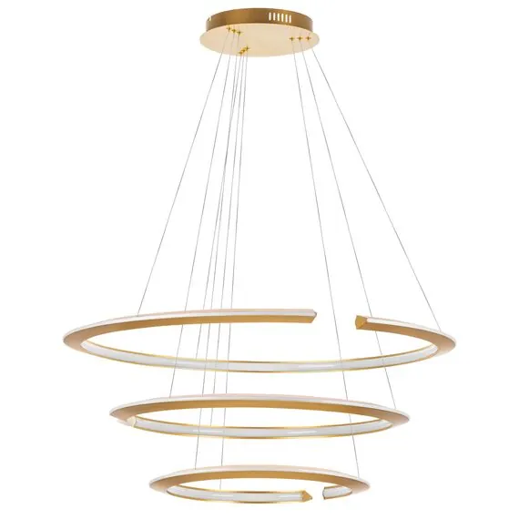 Lightstar 814233 Люстра VIRATA LED 105W 5250LM ЗОЛОТО 3000K