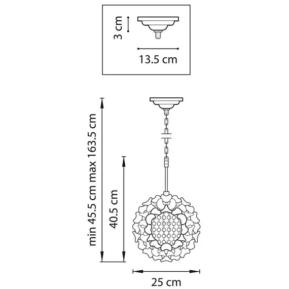 Lightstar 727011 Люстра VERONA 1х40W E14 ЗОЛОТО/ПРОЗРАЧНЫЙ, изображение 2
