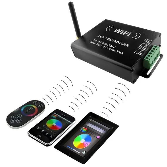 Lightstar 410904 Контроллер Master WiFi + RC LED RGB 12V/24V max 4A*3CH