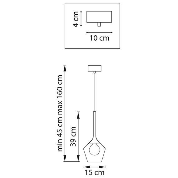 Lightstar 801201 Люстра VETRO 1х6W(led) G9 ЧЕРНЫЙ/ПРОЗРАЧНЫЙ, изображение 3