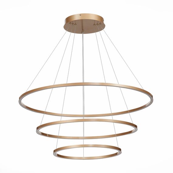 ST LUCE ST605.203.114 Cветильник подвесной SMART Золотистый/Белый LED 1*114W 2800-6500K, изображение 3