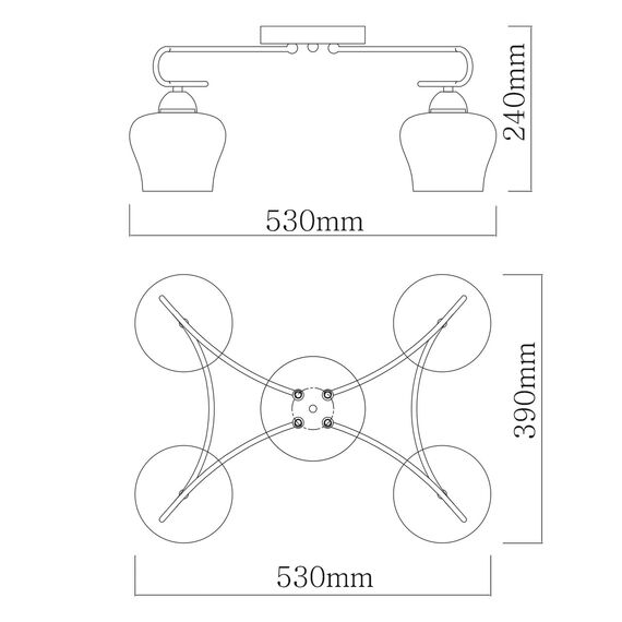 De City 324017704 Люстра потолочная, изображение 10