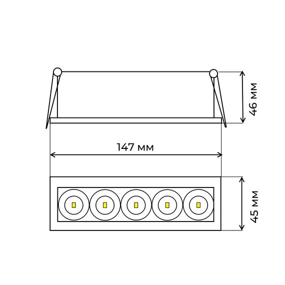 De Markt 851010101 Встраиваемый светильник, изображение 6