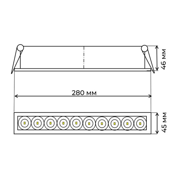 De Markt 851010801 Встраиваемый светильник, изображение 6
