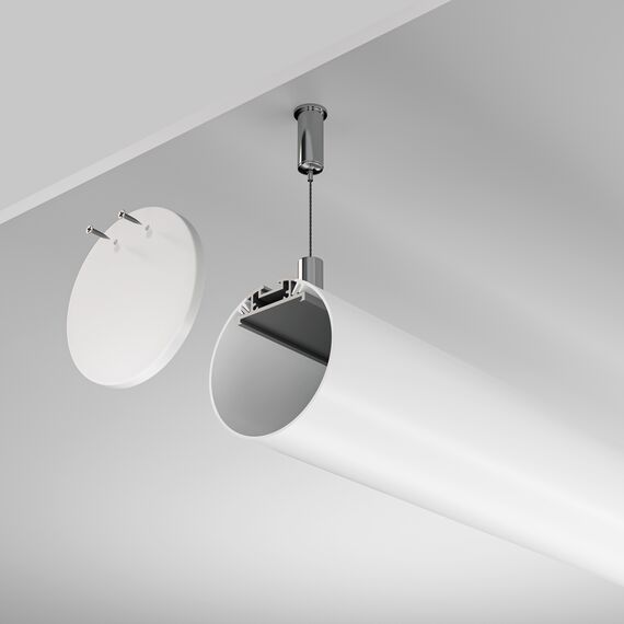 Maytoni Led Strip ALM-D60-S-2M Крепление профиля подвесное Алюминиевый профиль