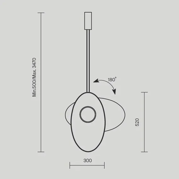 Maytoni MOD396PL-L10BL3K Подвесной светильник, изображение 5