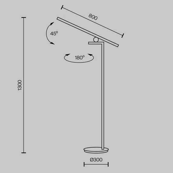 Maytoni Decorative MOD363FL-L14B3K Торшер светодиодный Emphaty, изображение 8
