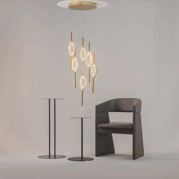 Maytoni Decorative MOD347PL-L48BS3K Люстра подвесная светодиодная Foresight, изображение 7