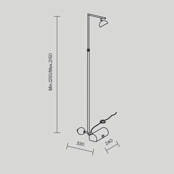 Maytoni MOD372FL-L10B3K Торшер (напольный светильник), изображение 6