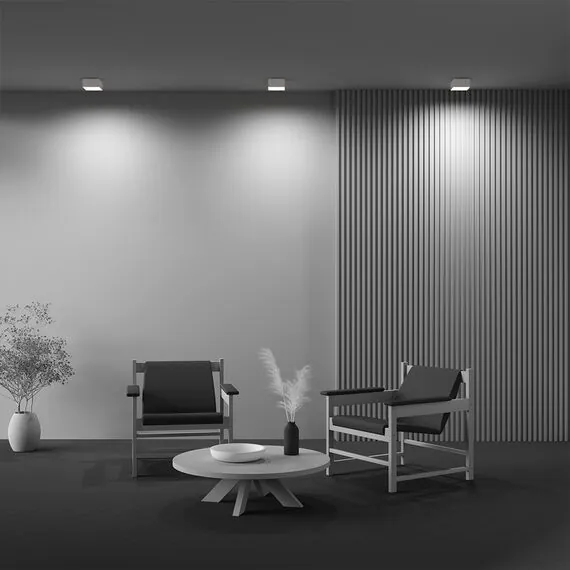 Maytoni Technical C032CL-12W4K-SQ-W Светильник потолочный светодиодный Zon, изображение 5