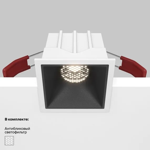 Maytoni Technical DL043-01-10W4K-SQ-WB Модульный встраиваемый светодиодный светильник Alfa LED, изображение 8