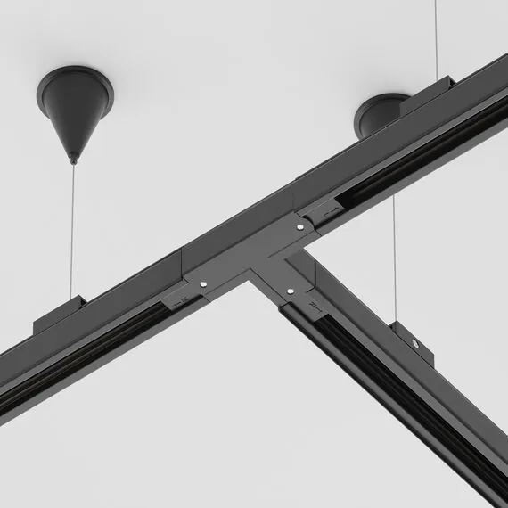 Maytoni Technical TRA005CT-31B-R Коннектор Т-образный правый Trinity черный, изображение 3