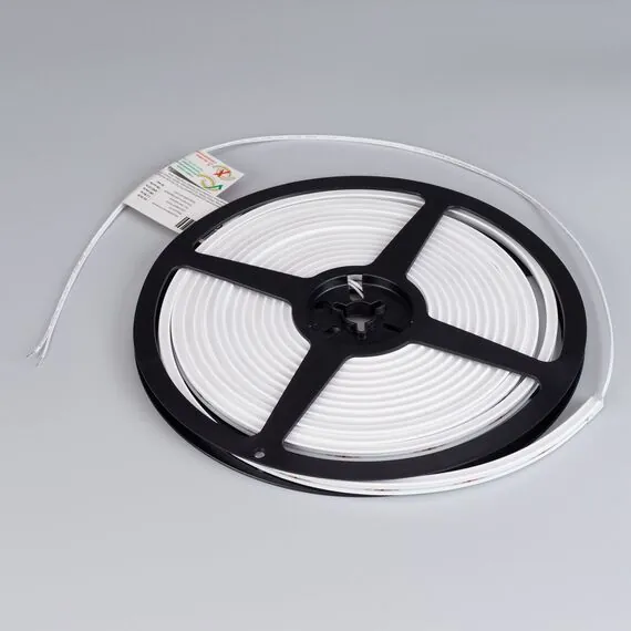 Arlight 039570 Лента герметичная MOONLIGHT-SIDE-T-M196-03x06mm 24V Warm3000 (7.2 W/m, IP54, 2216, 5m, wire x2) (Arlight, Вывод прямой, 3 года) - ! УПАКОВКА СОСТОИТ ИЗ - 5 м/п, изображение 6