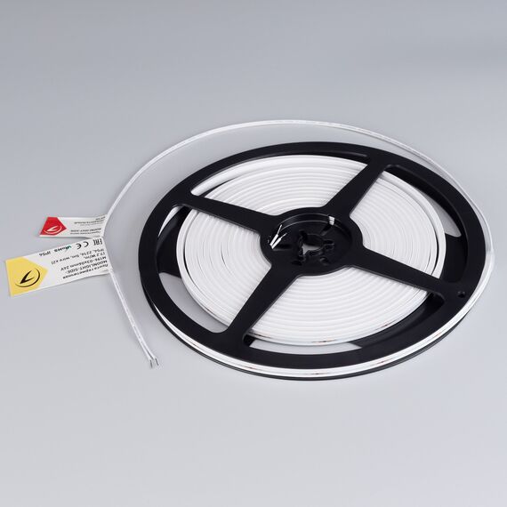 Arlight 039566 Лента герметичная MOONLIGHT-SIDE-M196-03x06mm 24V Warm3000 (7.2 W/m, IP54, 2216, 5m, wire x2) (Arlight, Вывод прямой, 3 года) - ! УПАКОВКА СОСТОИТ ИЗ - 5 м/п, изображение 4