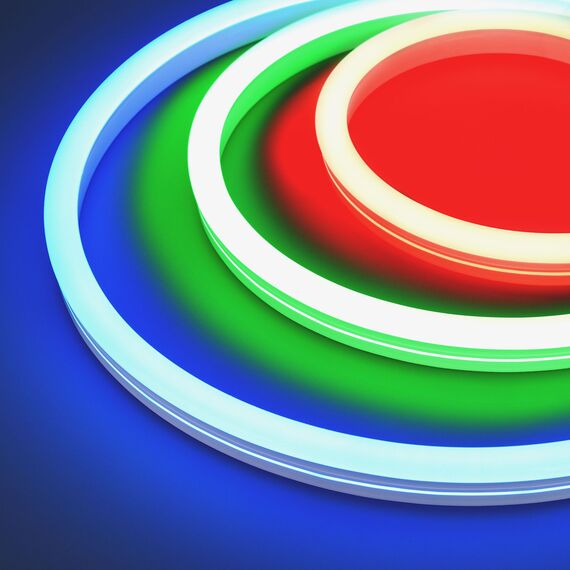 Arlight 042751 Лента герметичная MOONLIGHT-SIDE-B84-12x24mm 24V RGB (12 W/m, IP68, 5m, wire x2) (Arlight, Вывод прямой, 3 года) - ! УПАКОВКА СОСТОИТ ИЗ - 5 м/п