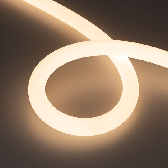 Arlight 037562 Лента герметичная MOONLIGHT-TOP-A336-D25mm 48V Warm3000 360deg (12.5 W/m, IP65, 2835, 20m, wire x1) (Arlight, Вывод прямой, 3 года) - ! УПАКОВКА СОСТОИТ ИЗ - 20 м/п, изображение 2