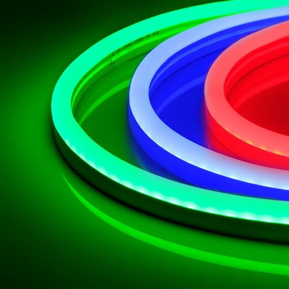 Arlight 030873 Гибкий неон ARL-NEON-2617-SIDE 24V RGB (Arlight, 8 Вт/м, IP65) - ! УПАКОВКА СОСТОИТ ИЗ - 50 м/п