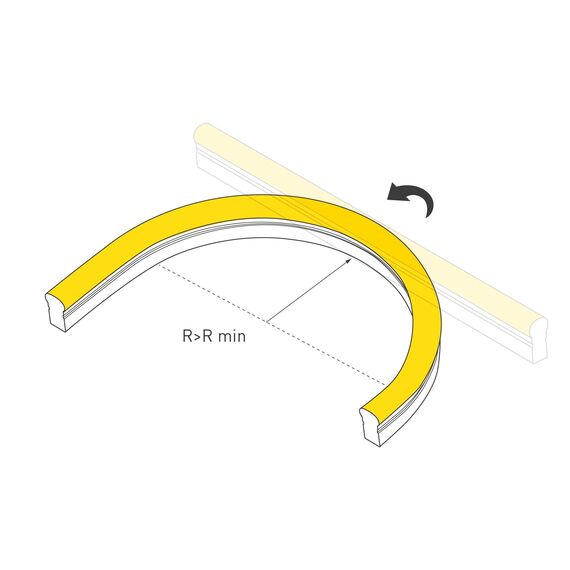 Arlight 030867 Гибкий неон ARL-NEON-2615-SIDE 24V Warm (Arlight, 8 Вт/м, IP65) - ! УПАКОВКА СОСТОИТ ИЗ - 50 м/п, изображение 7