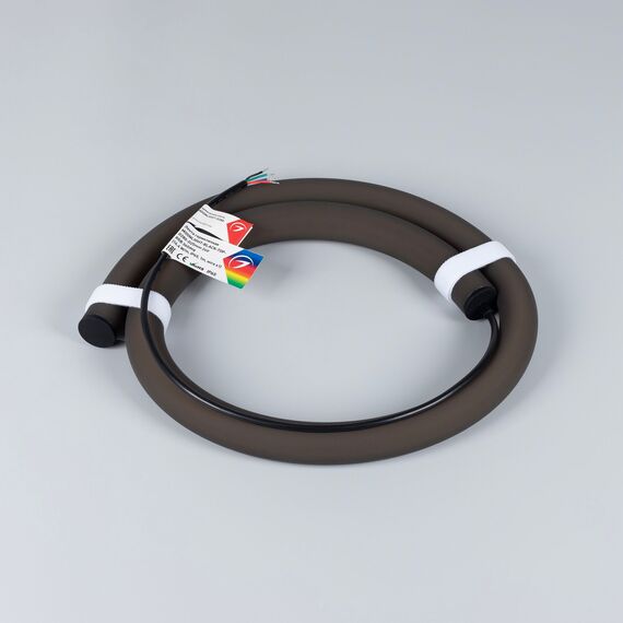 Arlight 047198 Лента герметичная MOONLIGHT-BLACK-TOP-G280-D25mm 24V RGB 360deg (14.4 W/m, IP65, 1m, wire x1) (Arlight, Вывод прямой, 3 года) - ! УПАКОВКА СОСТОИТ ИЗ - 1 шт, изображение 3