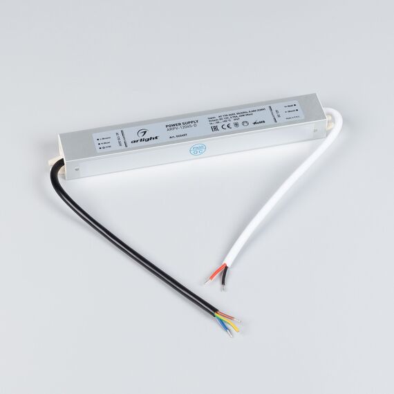 Arlight 022457 Блок питания ARPV-12045-D (12V, 3.8A, 45W) (Arlight, IP67 Металл, 3 года) - ! УПАКОВКА СОСТОИТ ИЗ - 1 шт, изображение 3